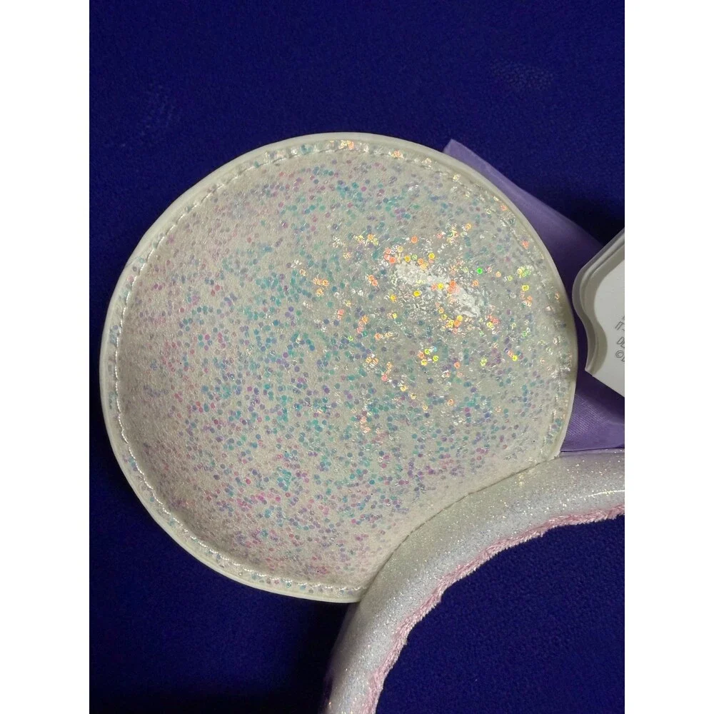 2026 Walt Disney World Parks Marquee Pastel White Minnie Mouse Ears Headband New